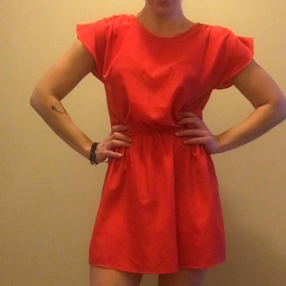 Petticoat Alley - Silk Coral Dress